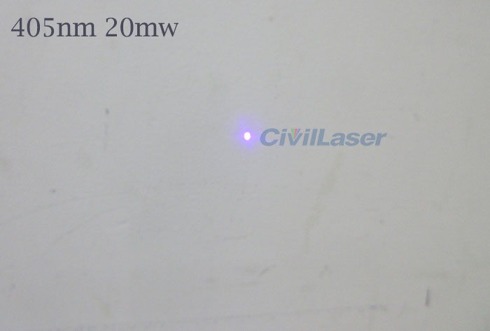 405nm 5mw-200mw Blue-Violet 레이저 모듈 Dot With TTL Modulation 